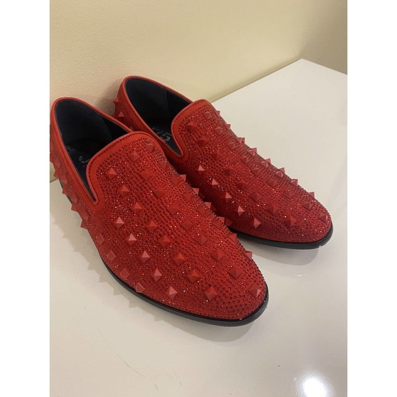 Jump Newyork Francisco All-over Pyramid Ornament Detail Dress Loafers Men Size 8 main image 4